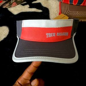 True Religion Visor Hat OS UNISEX